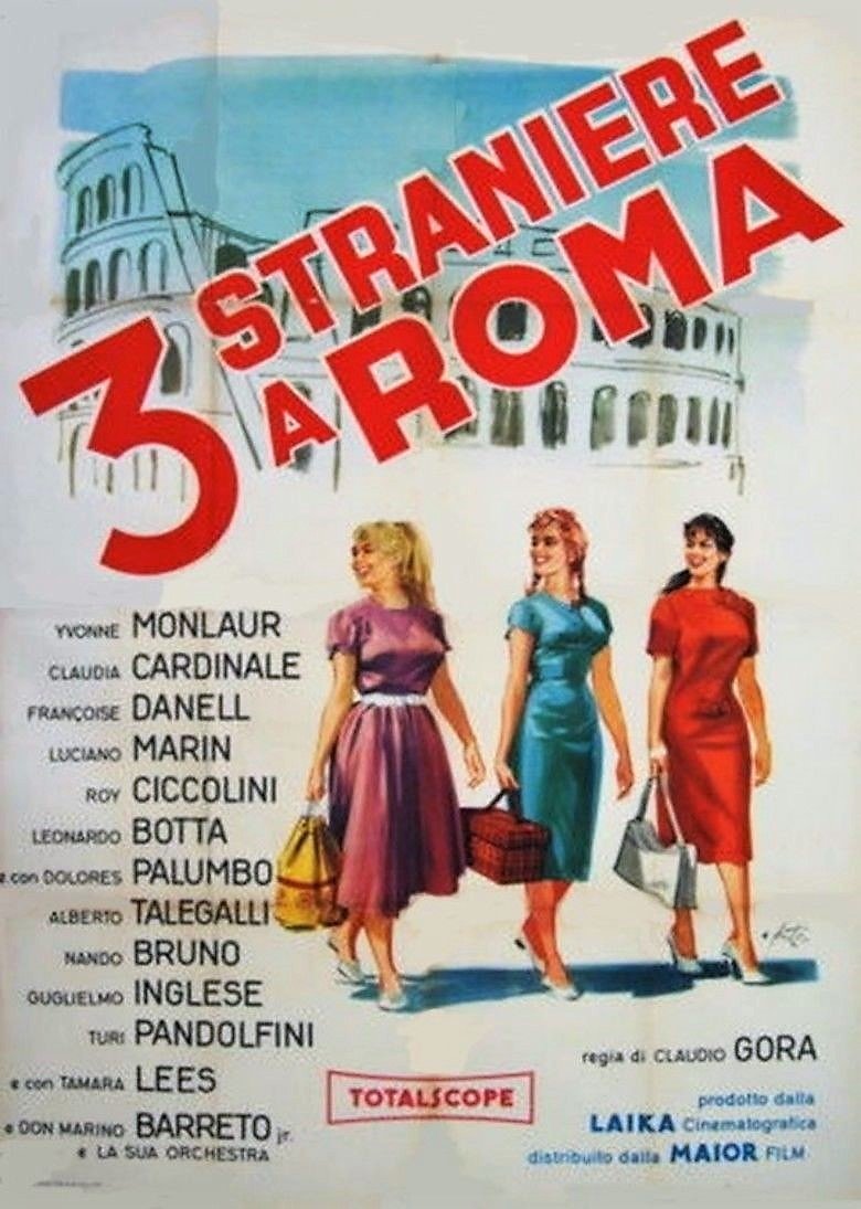 Locandina di 3 straniere a Roma