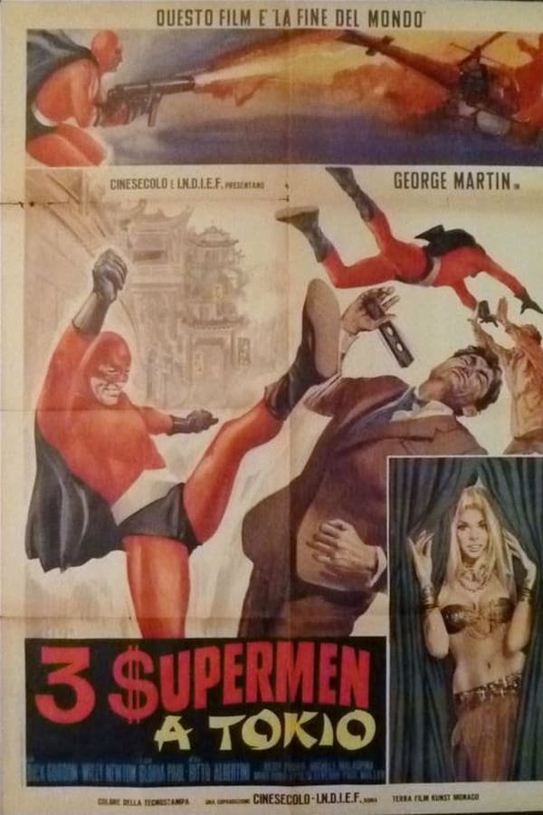 Locandina di 3 supermen a Tokio