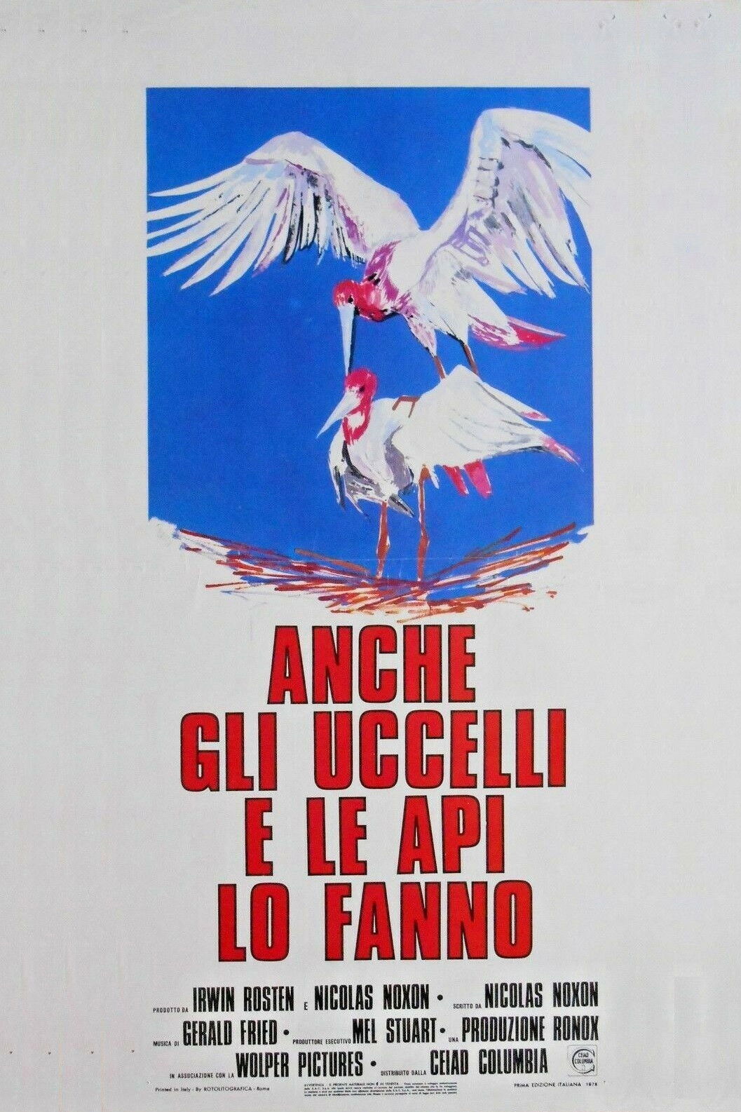 Locandina di Anche gli uccelli e le api lo fanno