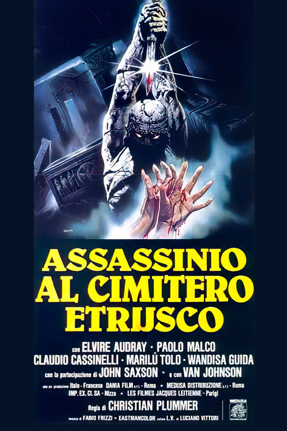 Locandina di Assassinio al cimitero etrusco
