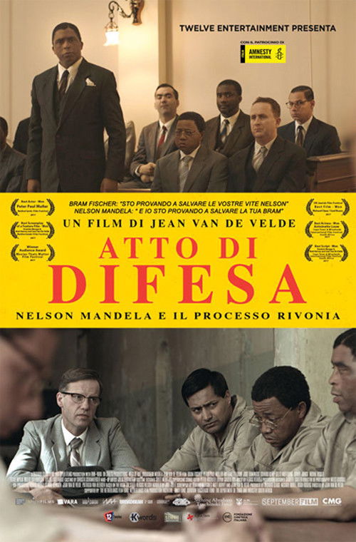 Locandina di Atto di Difesa - Nelson Mandela e il Processo Rivonia