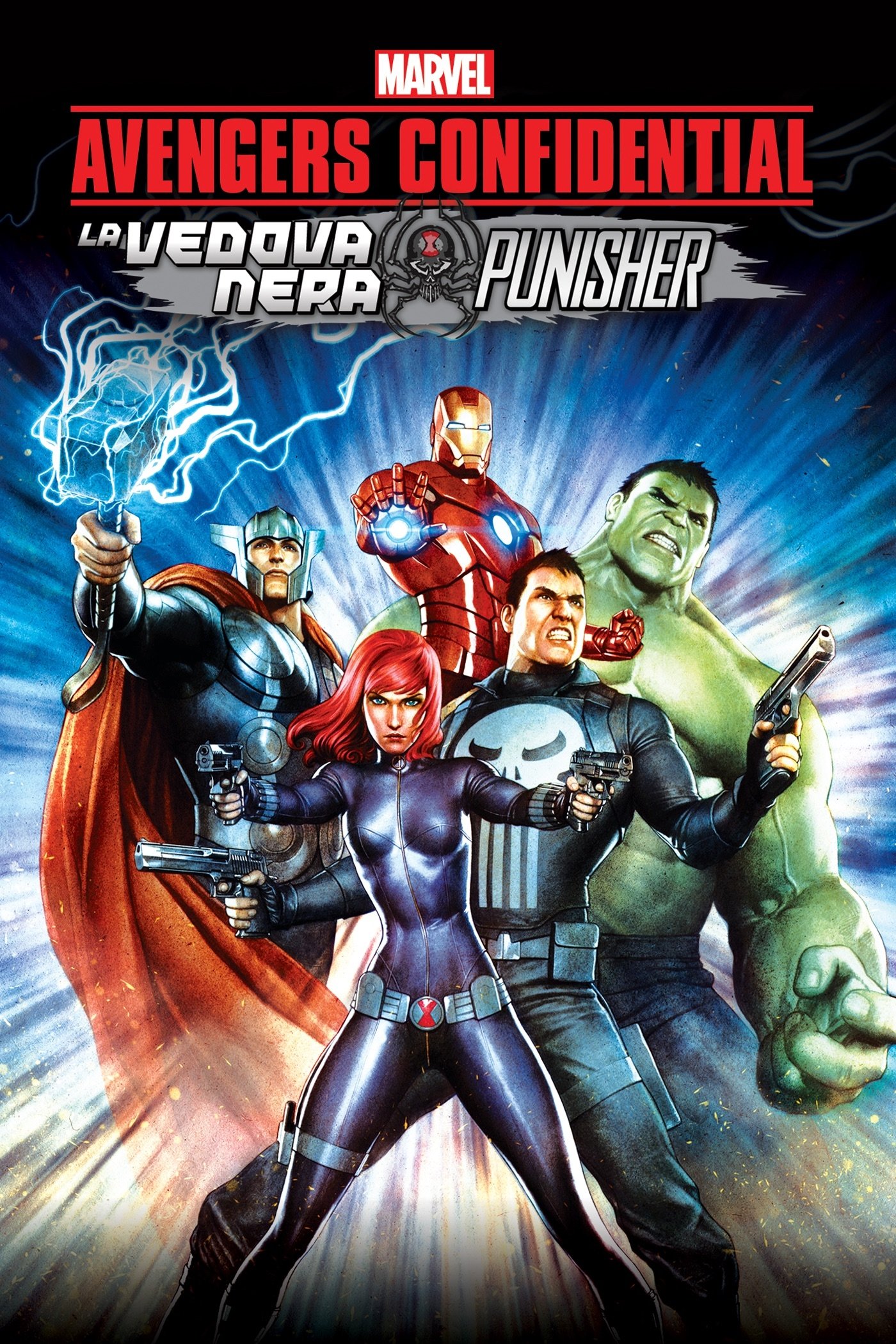 Locandina di Avengers Confidential - La Vedova Nera & Punisher