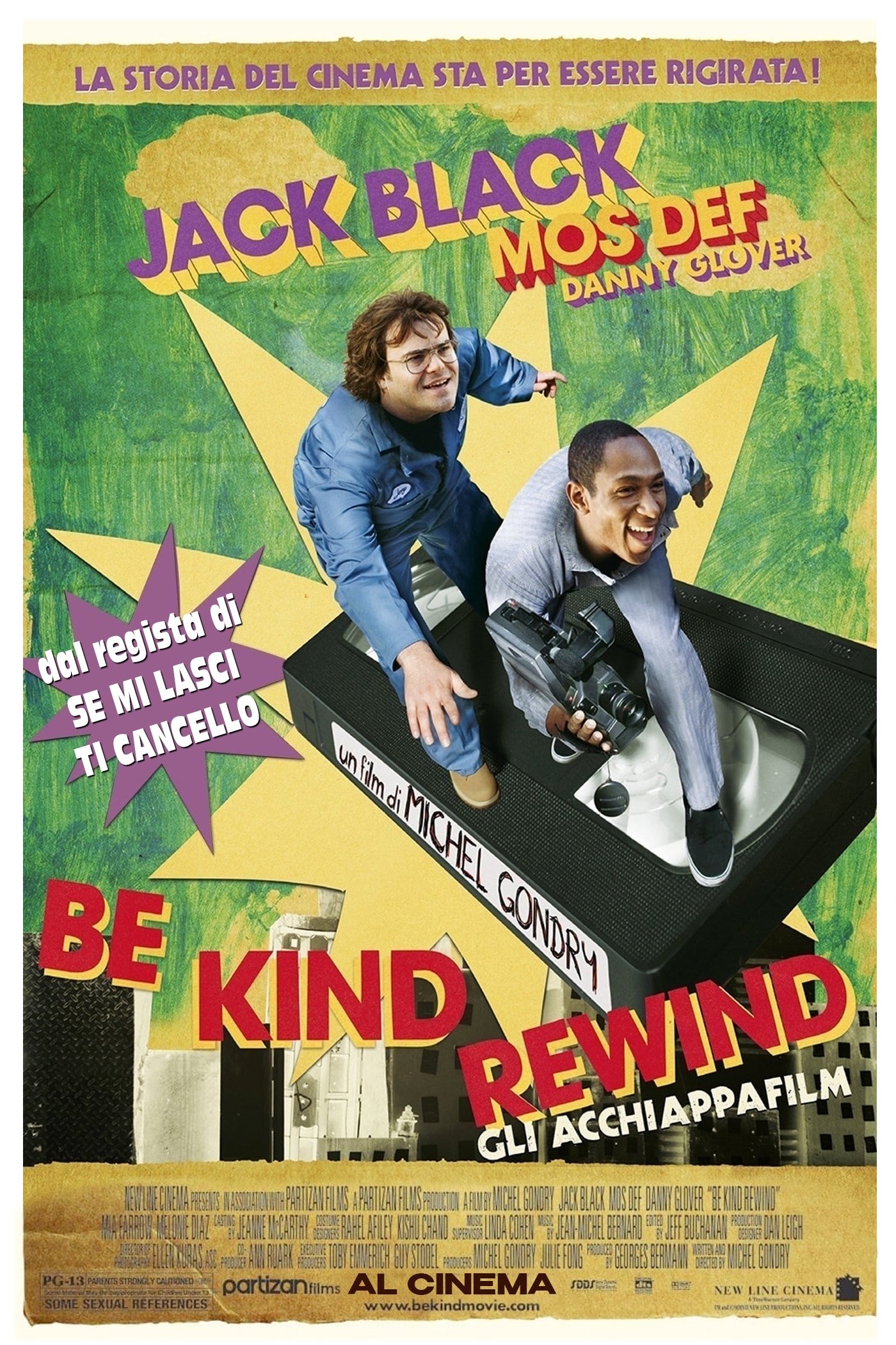 Locandina di Be Kind Rewind - Gli Acchiappafilm