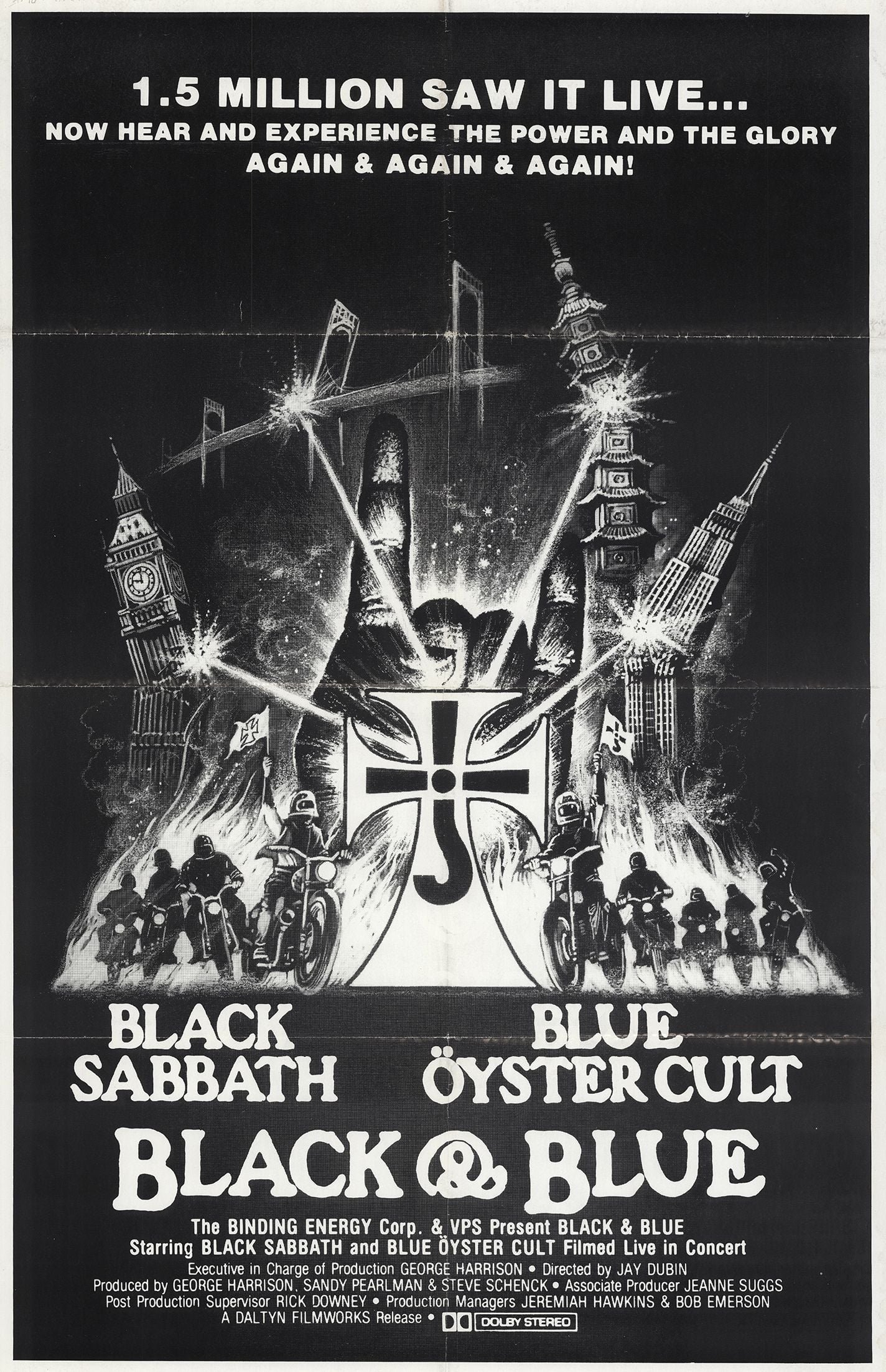 Locandina di Black Sabbath & Blue Öyster Cult: Black and Blue