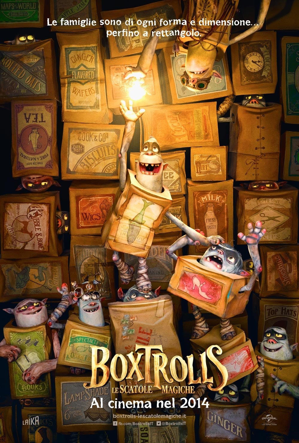 Locandina di Boxtrolls - Le scatole magiche