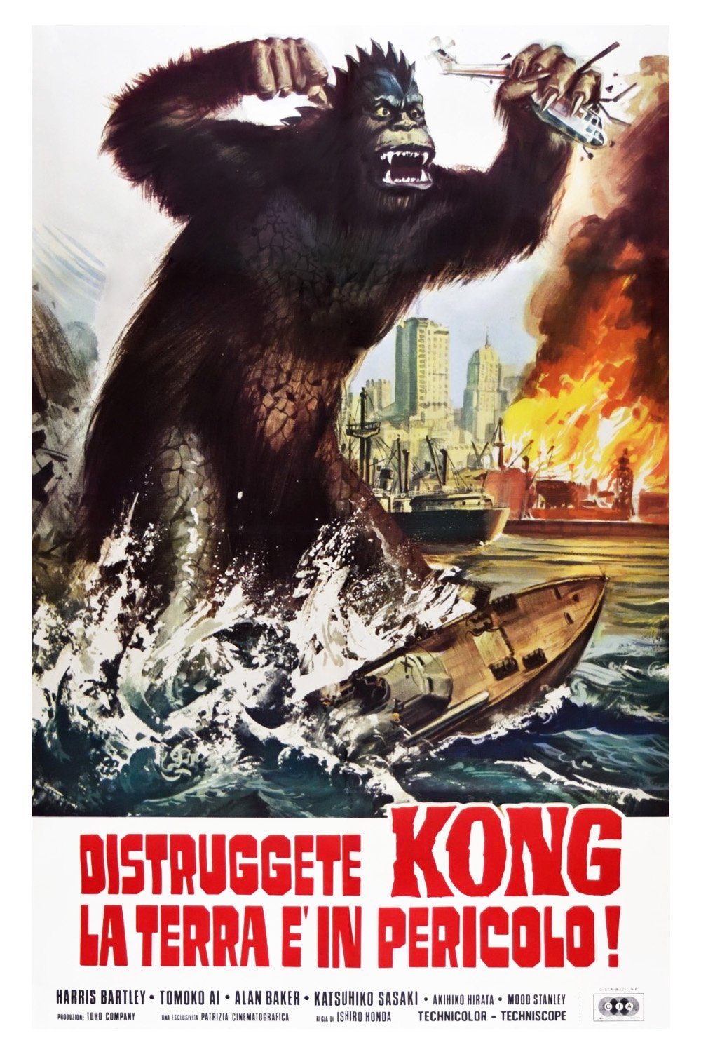 Locandina di Distruggete Kong! La terra è in pericolo