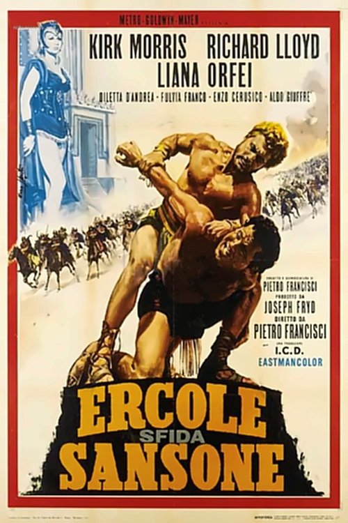 Locandina di Ercole sfida Sansone