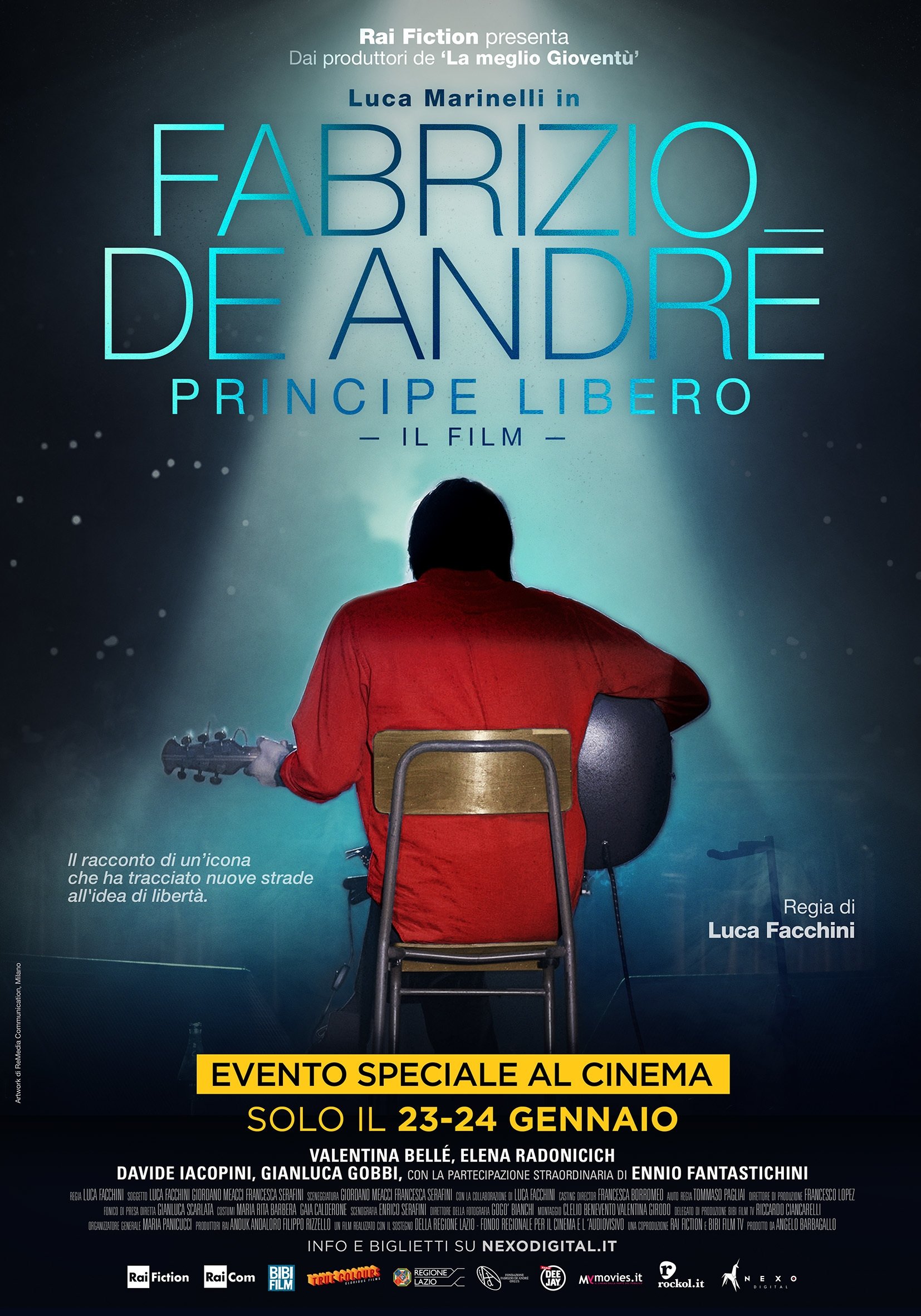 Locandina di Fabrizio De André: Principe libero