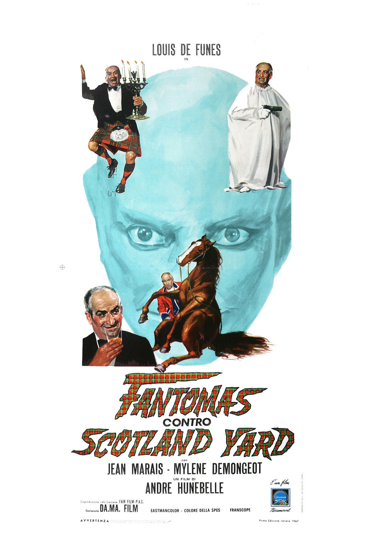 Locandina di Fantomas contro Scotland Yard