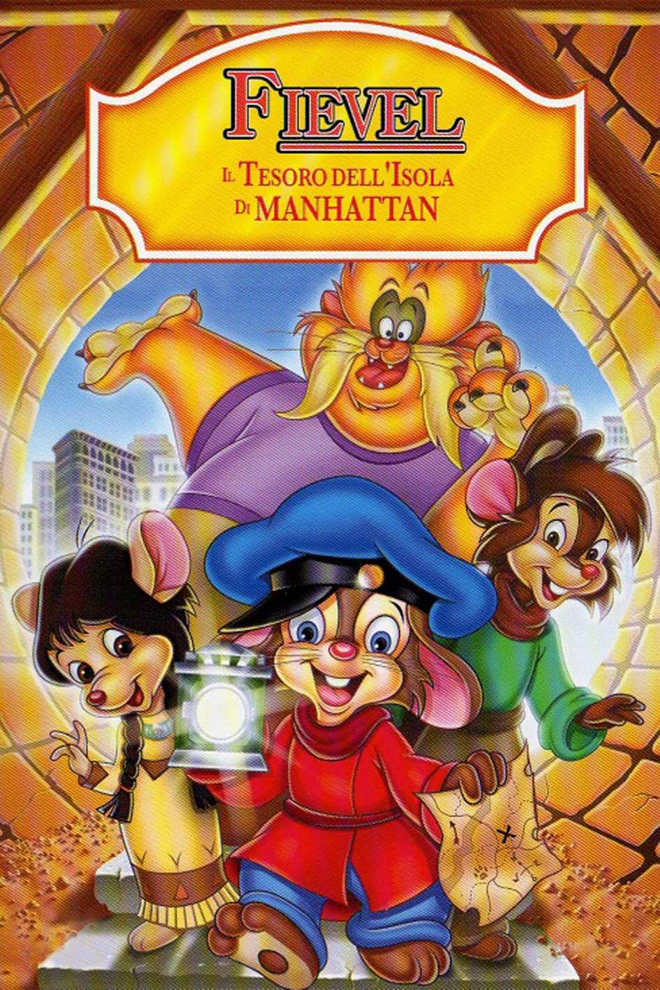 Locandina di Fievel - Il tesoro dell'isola di Manhattan