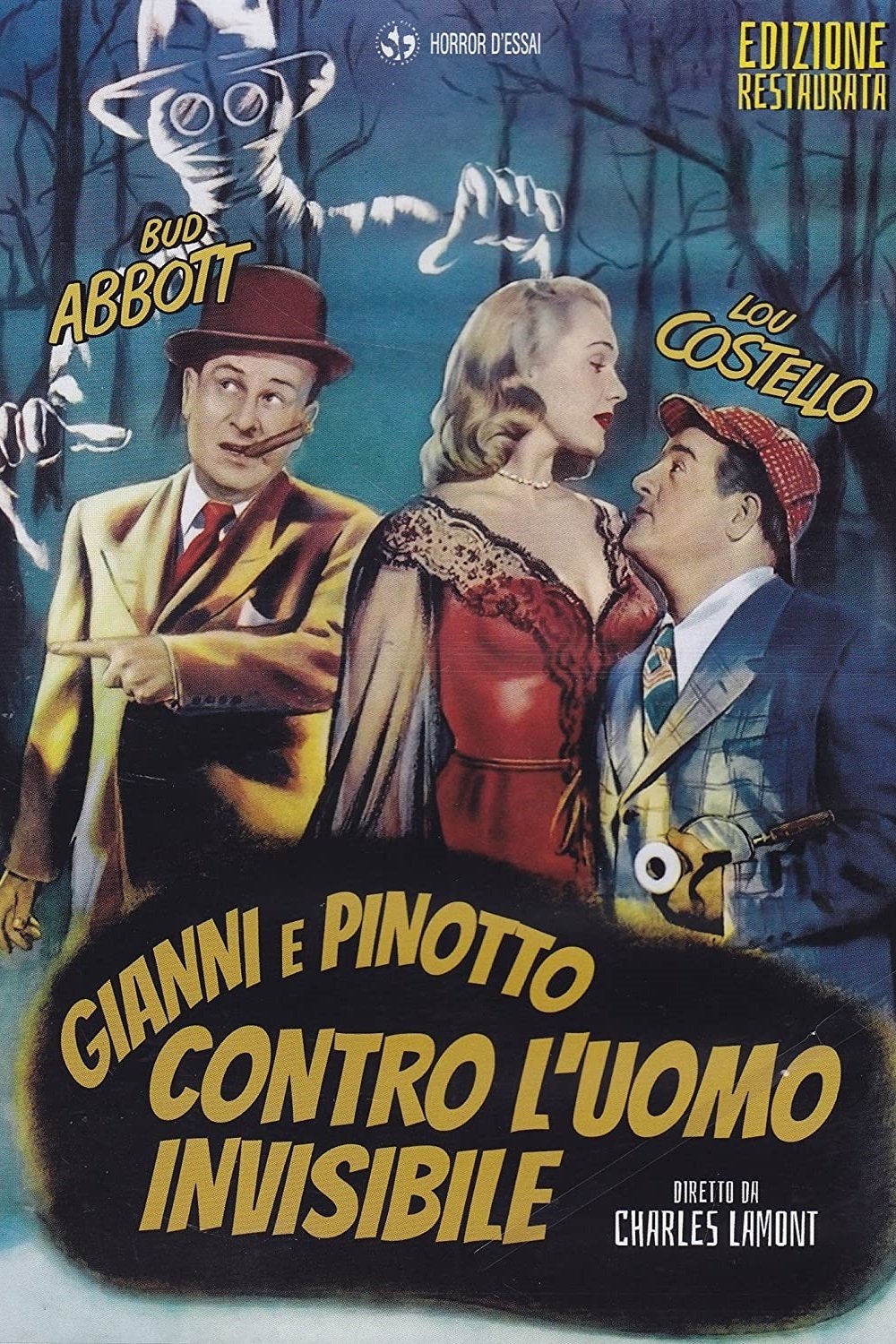 Locandina di Gianni e Pinotto contro l'uomo invisibile