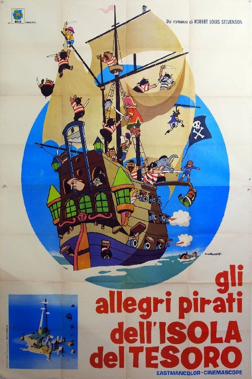 Locandina di Gli allegri pirati dell'isola del tesoro