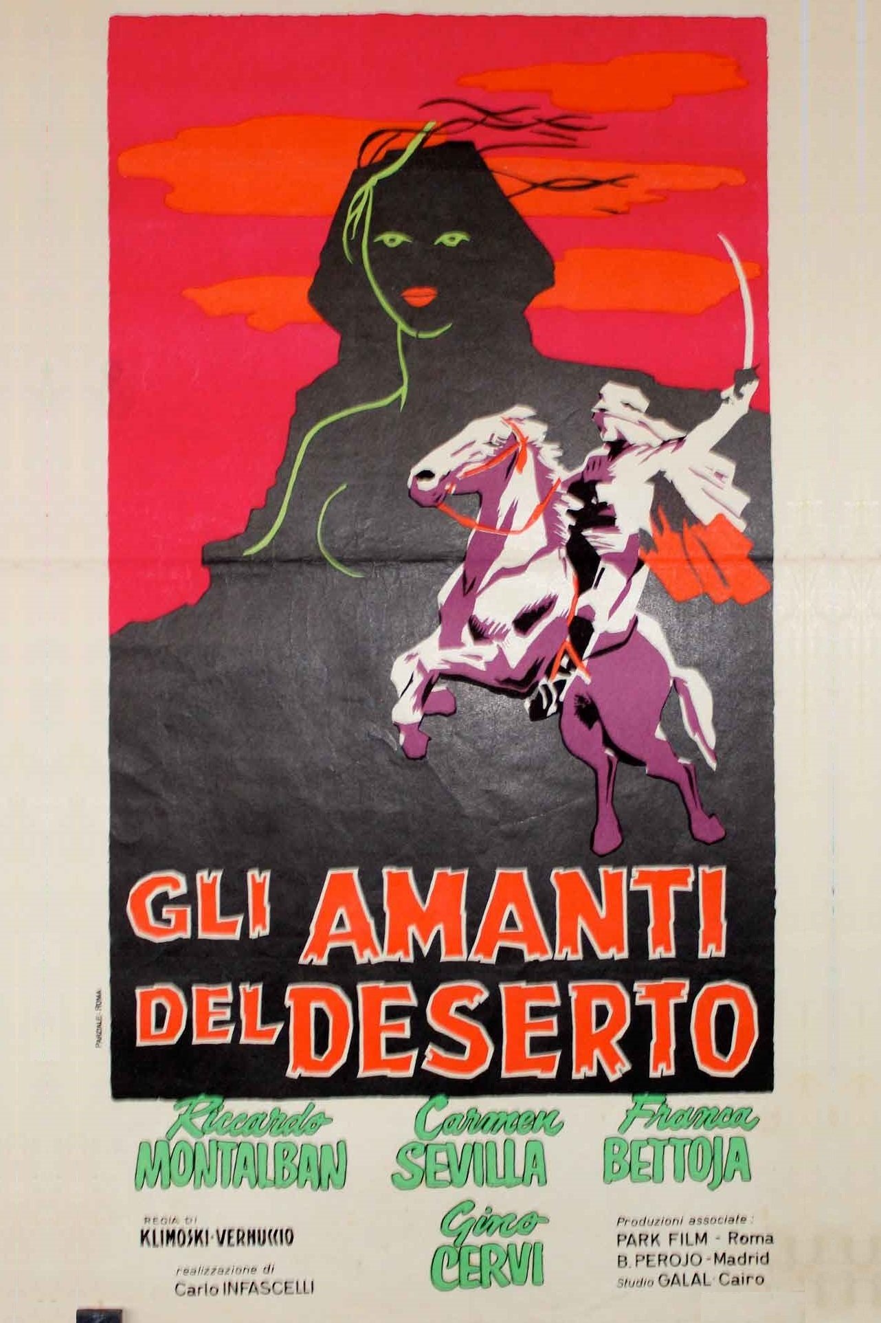 Locandina di Gli amanti del deserto