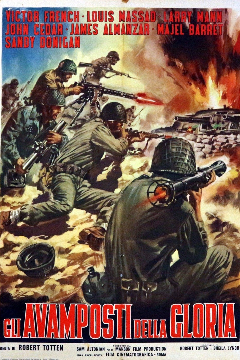 Locandina di Gli avamposti della gloria