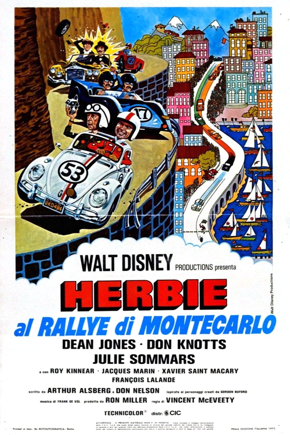Locandina di Herbie al rally di Montecarlo