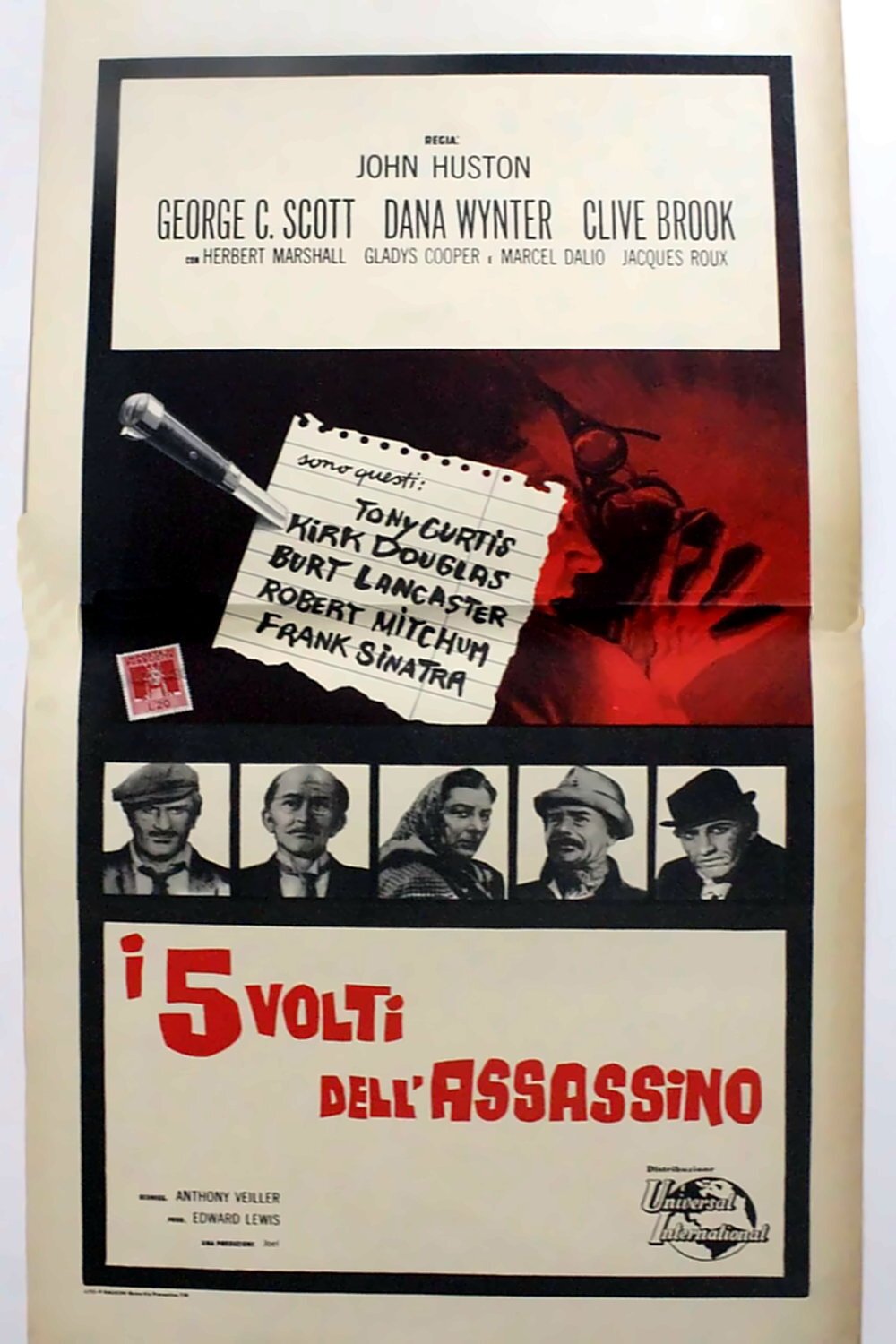 Locandina di I 5 volti dell'assassino