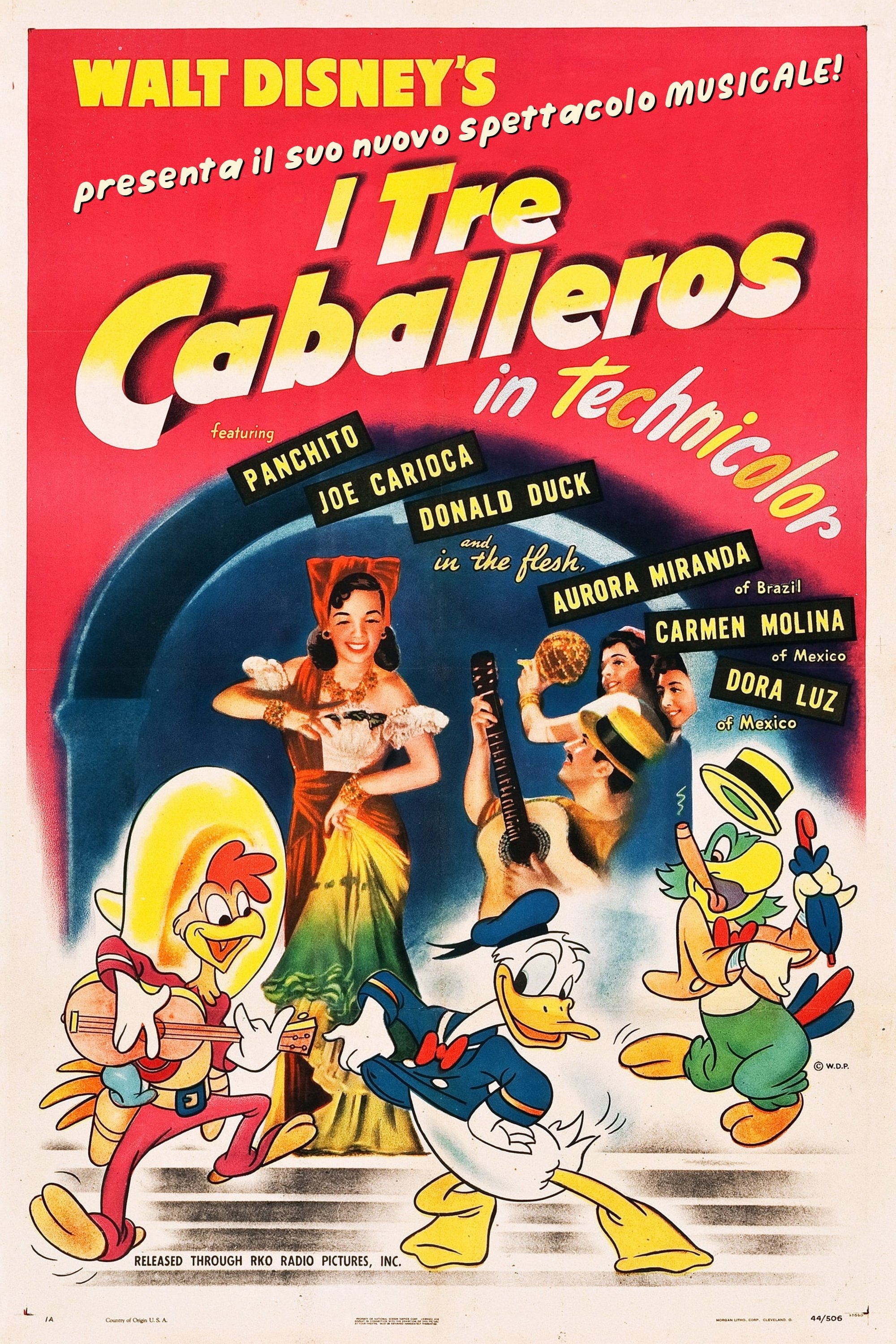 Locandina di I tre caballeros