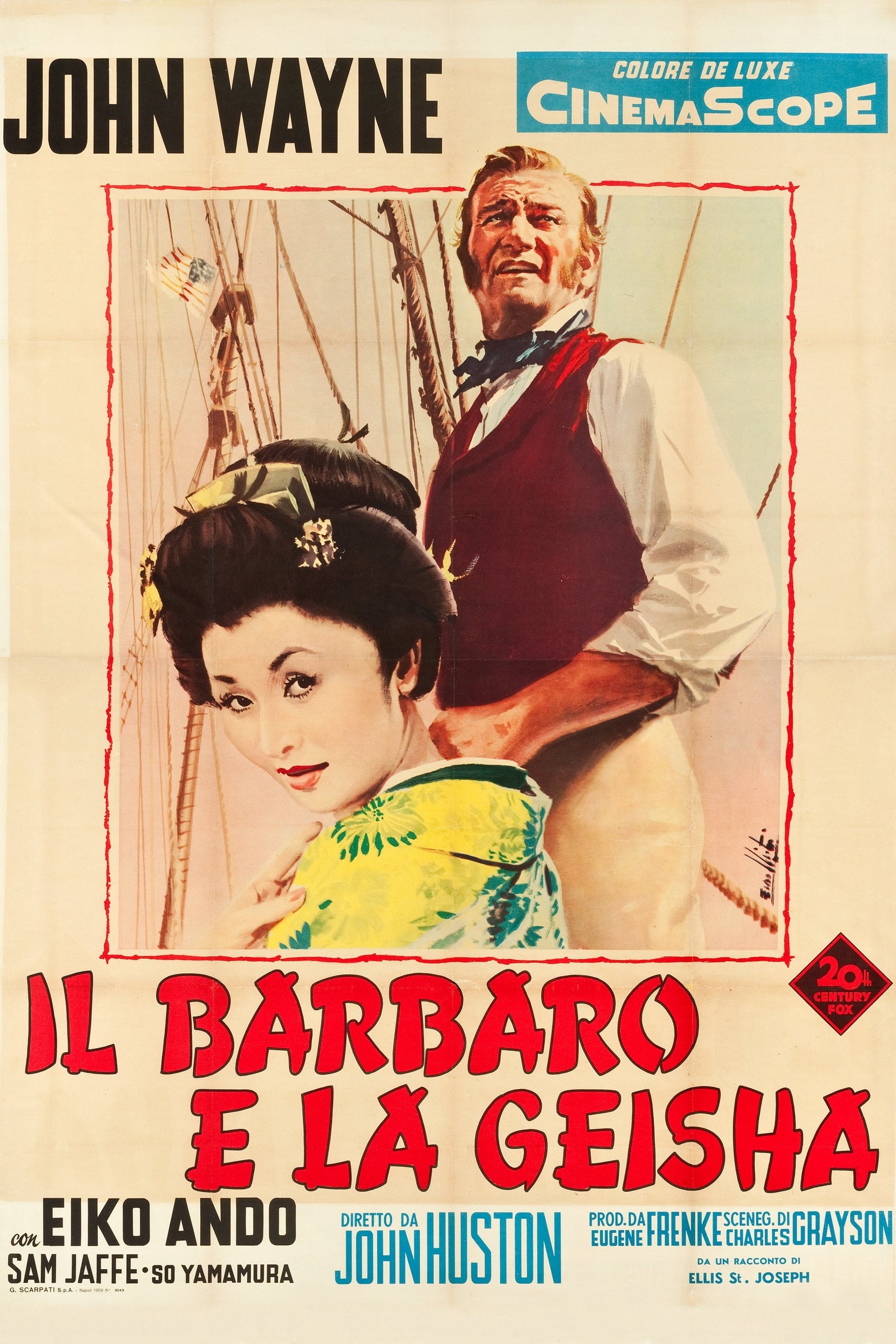 Locandina di Il barbaro e la geisha