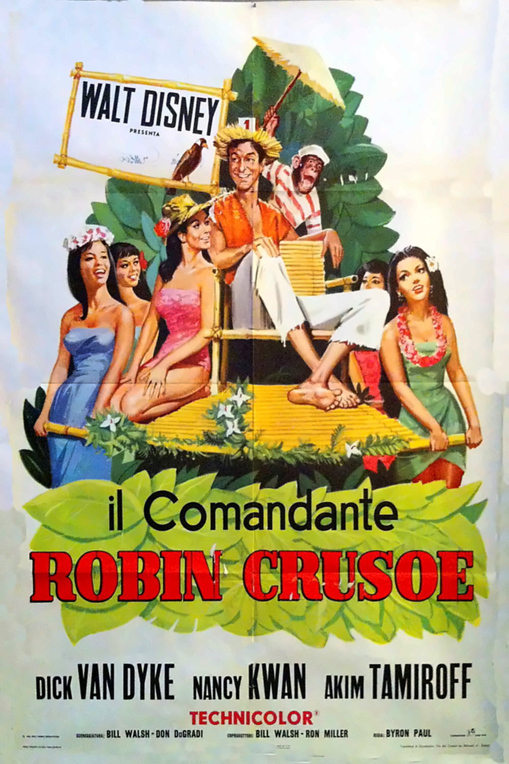 Locandina di Il comandante Robin Crusoe