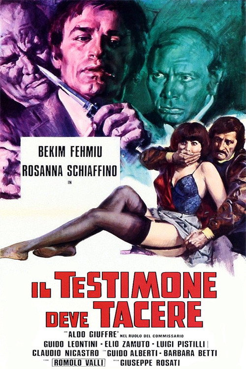 Locandina di Il testimone deve tacere