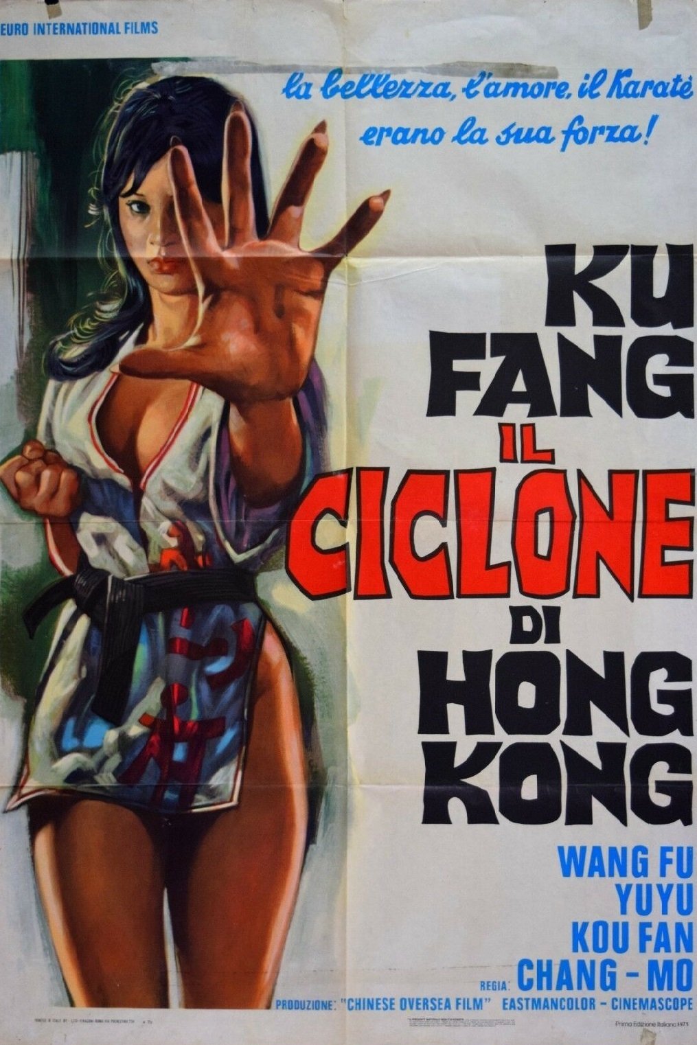 Locandina di Ku Fang il ciclone di Hong Kong