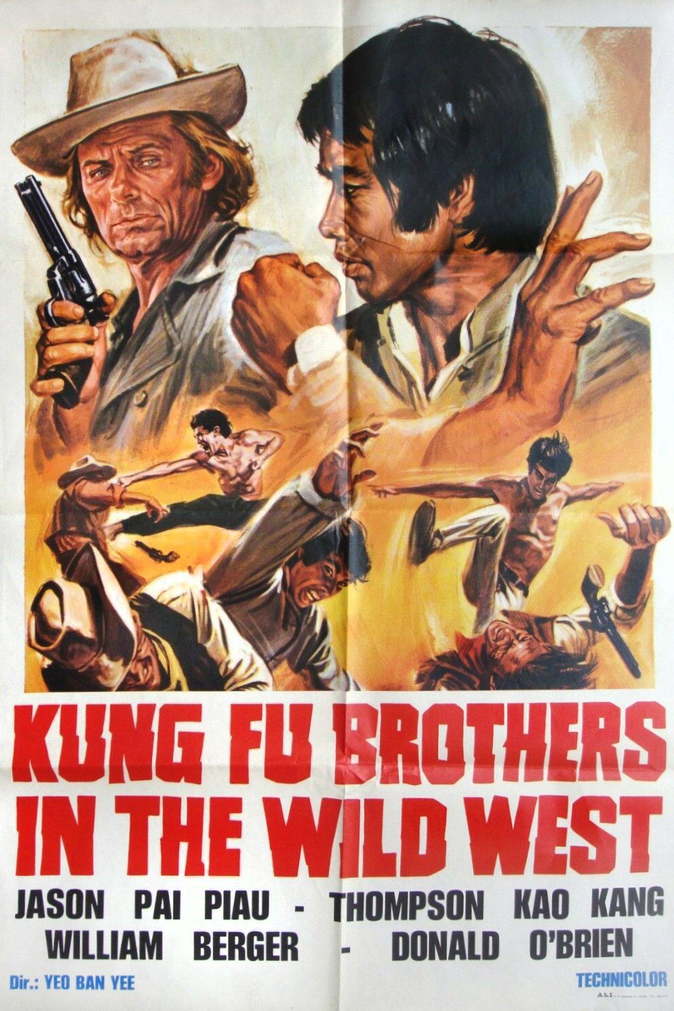 Locandina di Kung Fu nel pazzo west