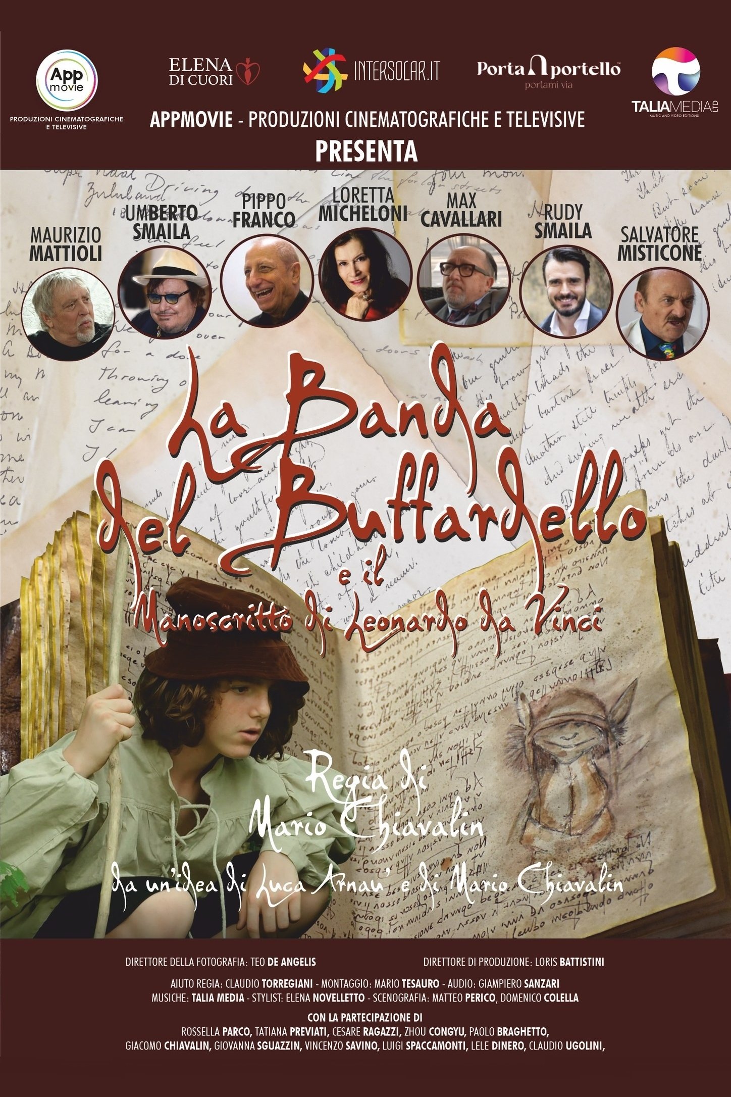 Locandina di La banda del Buffardello e il manoscritto di Leonardo da Vinci