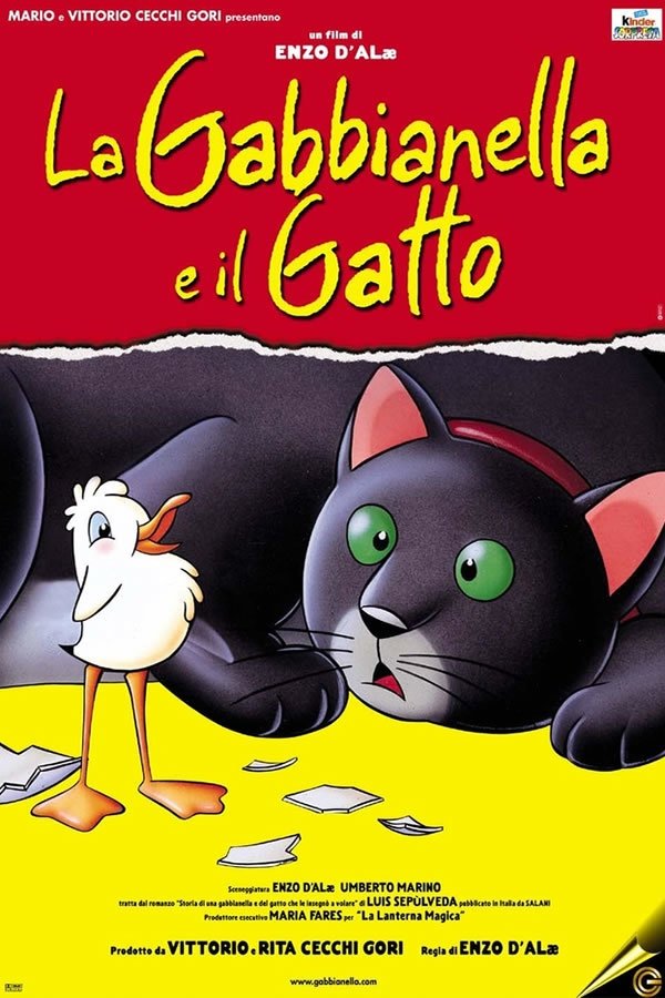Locandina di La gabbianella e il gatto