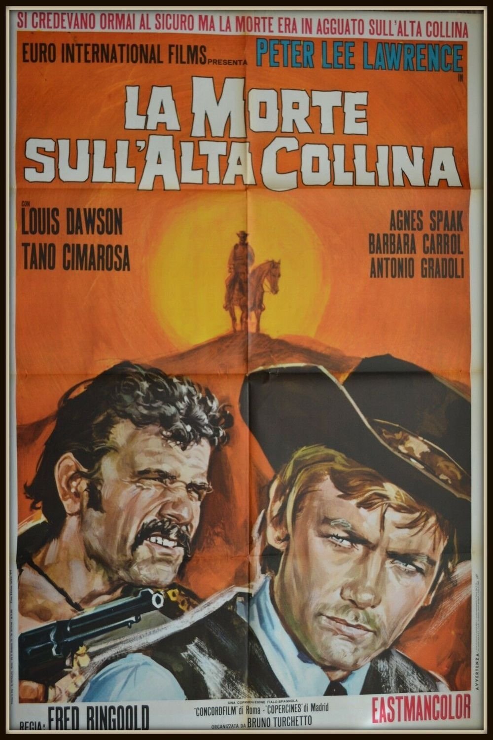 Locandina di La morte sull'alta collina