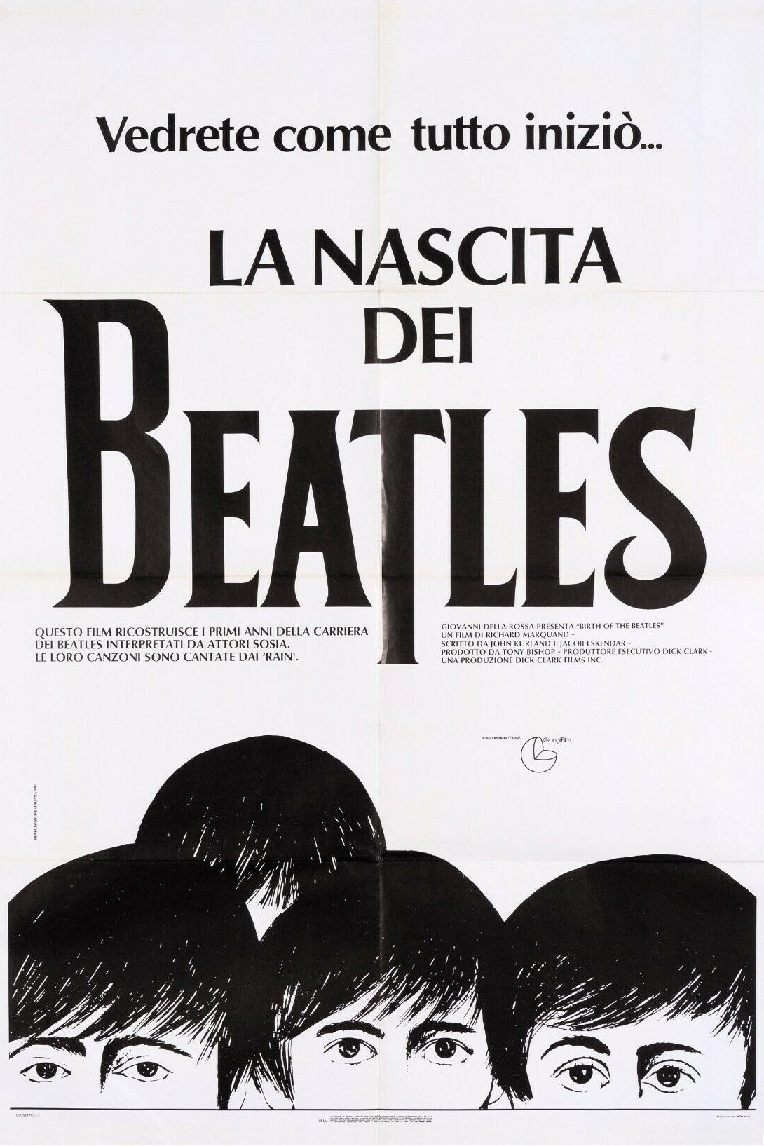 Locandina di La nascita dei Beatles