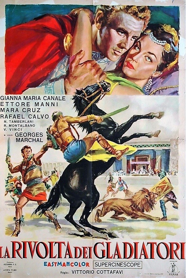 Locandina di La rivolta dei gladiatori