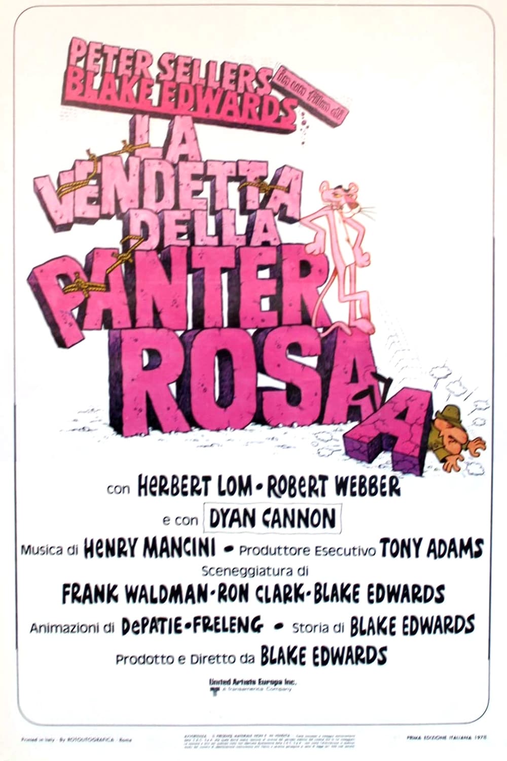 Locandina di La vendetta della pantera rosa