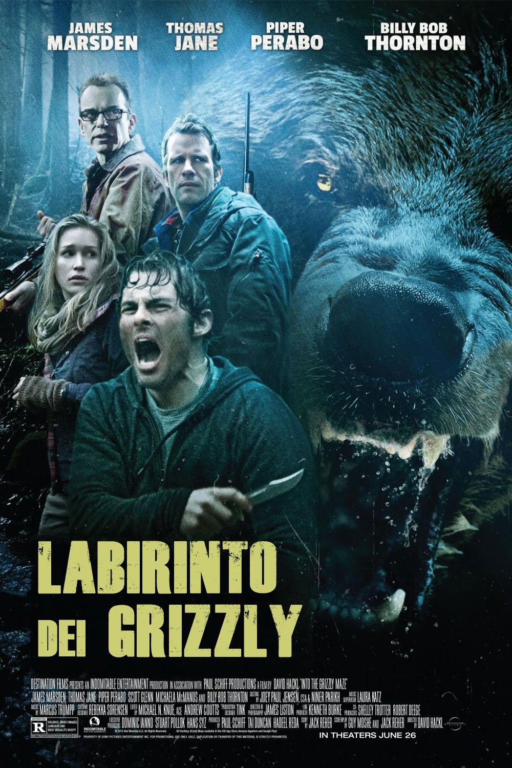 Locandina di Labirinto dei Grizzly