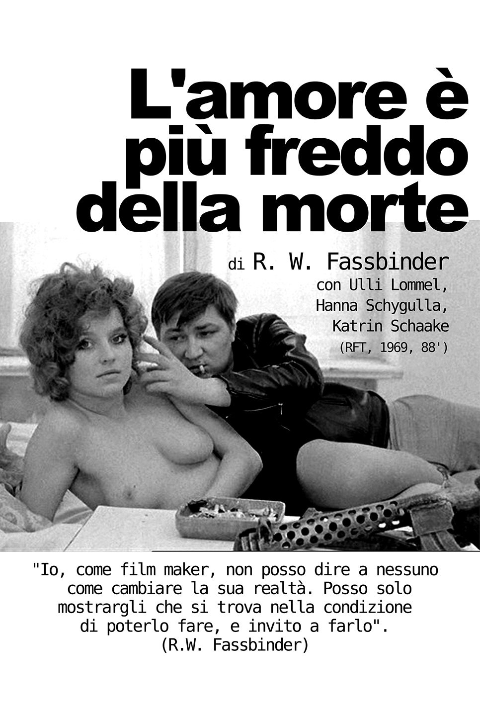 Locandina di L'amore è più freddo della morte