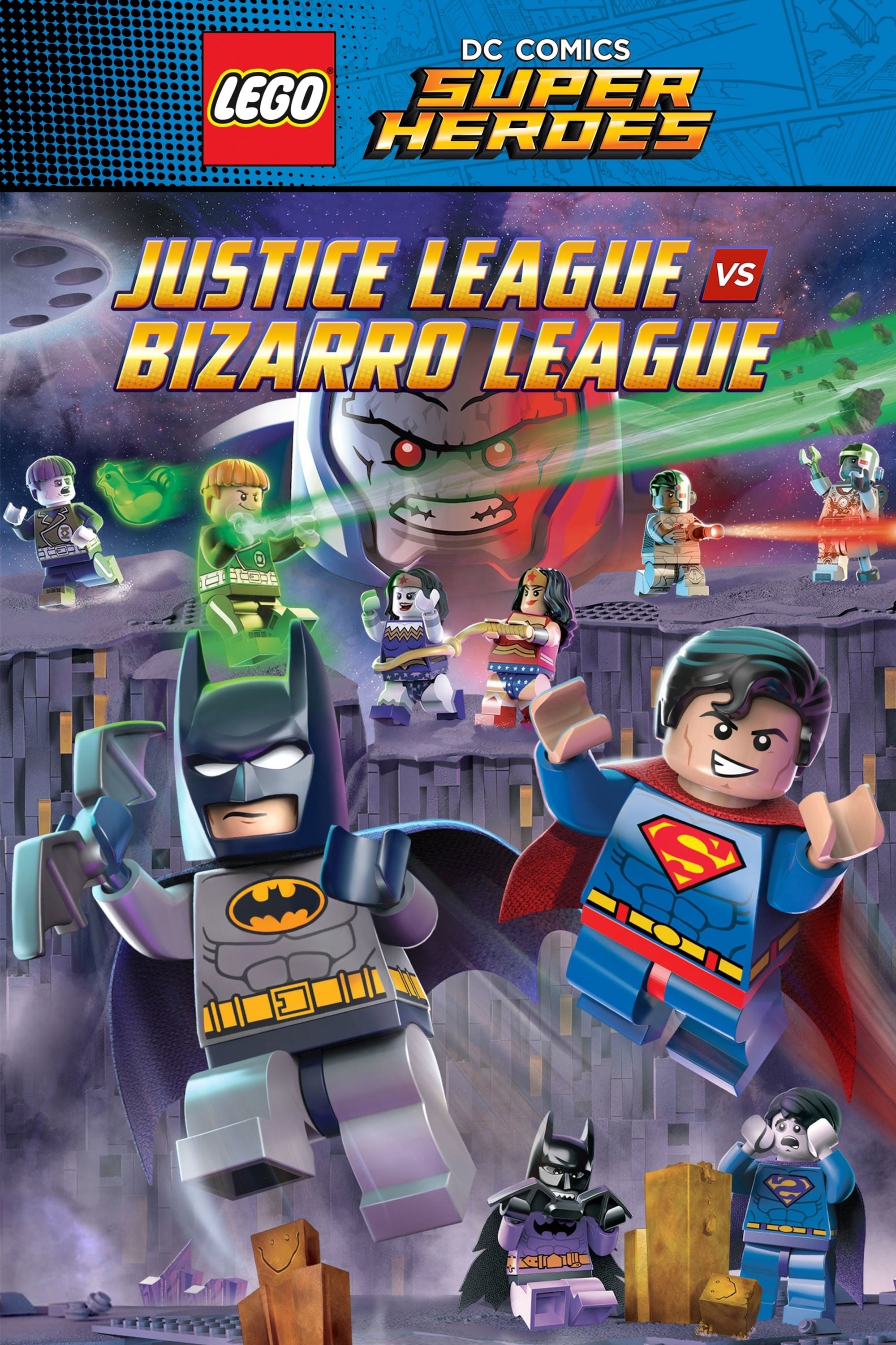Locandina di LEGO - DC Super Heroes: Justice League vs. Bizarro League