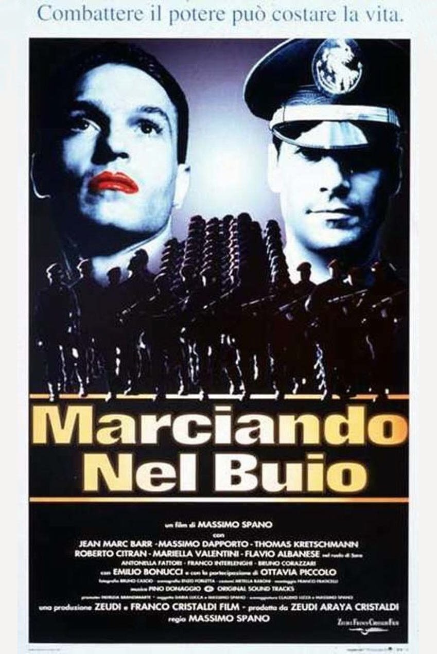 Locandina di Marciando nel buio