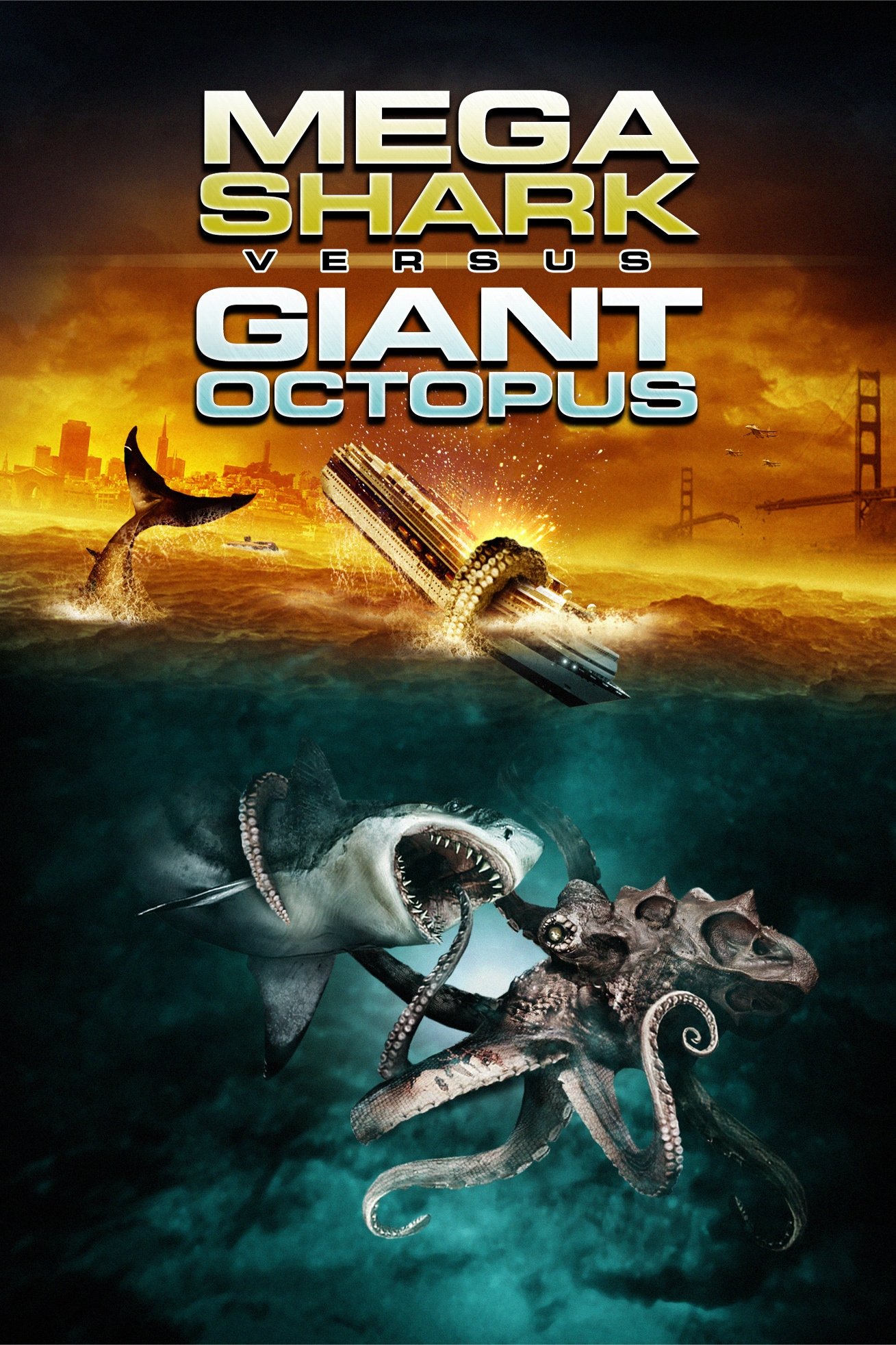 Locandina di Mega Shark vs. Giant Octopus
