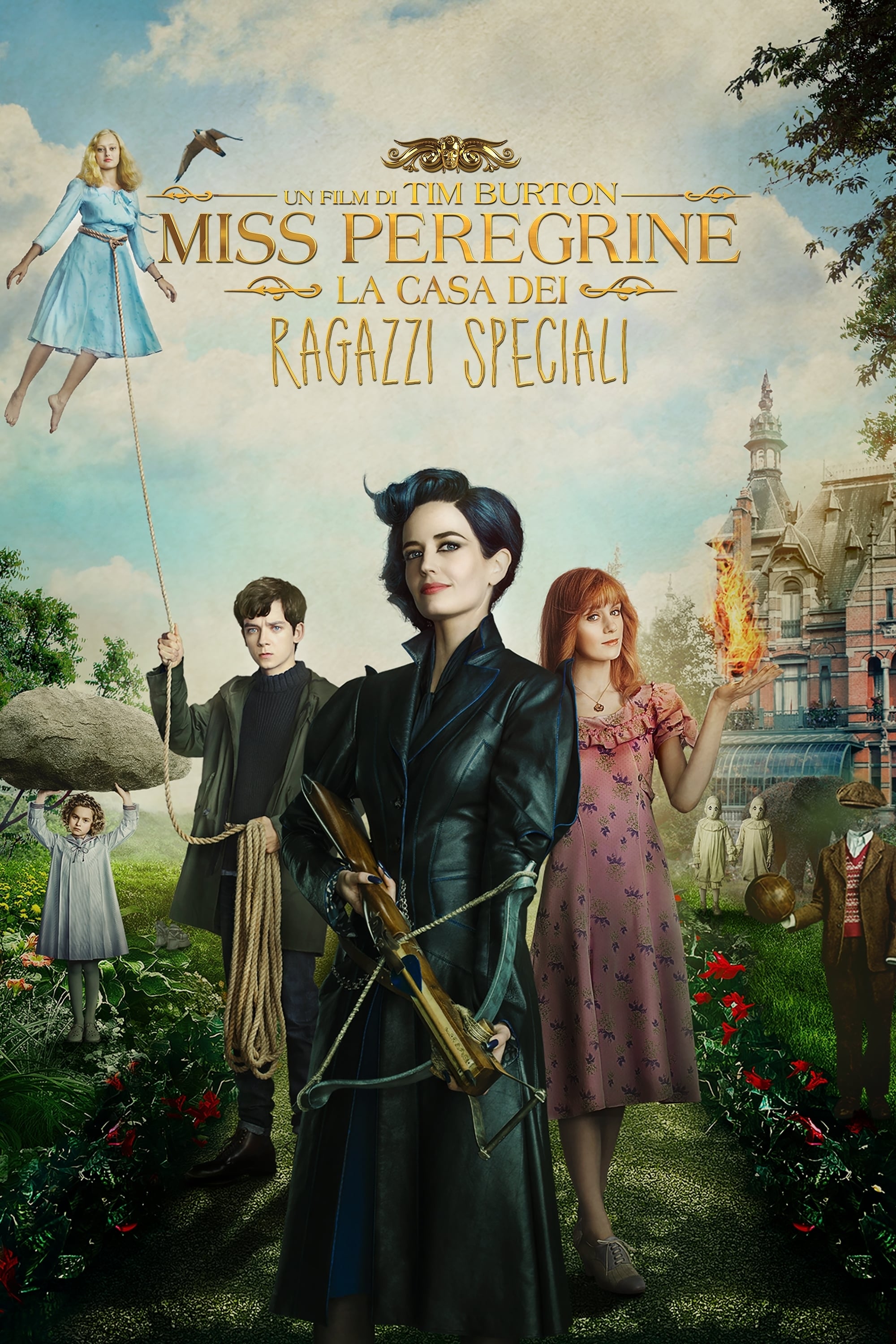 Locandina di Miss Peregrine - La casa dei ragazzi speciali