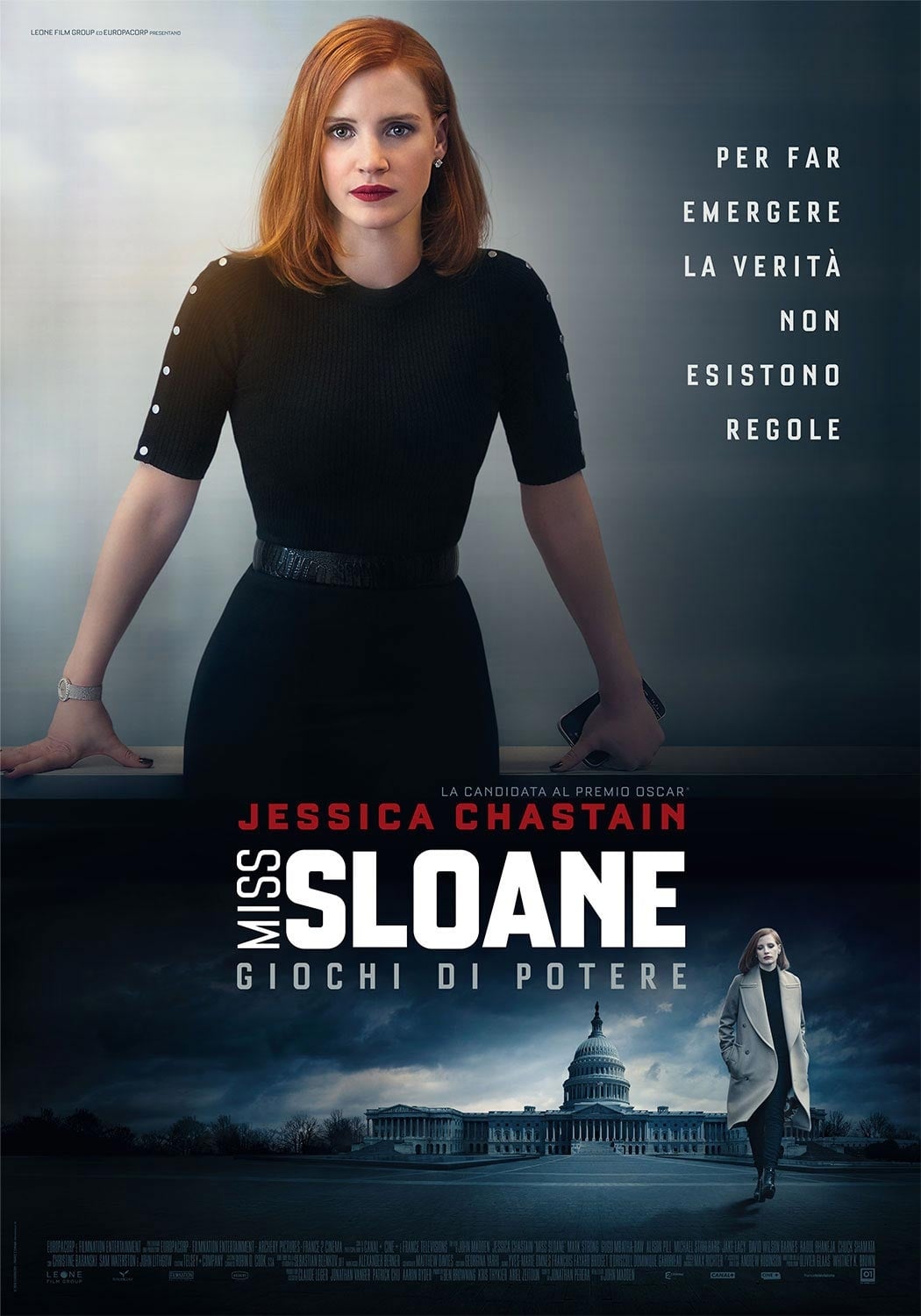 Locandina di Miss Sloane - Giochi di potere