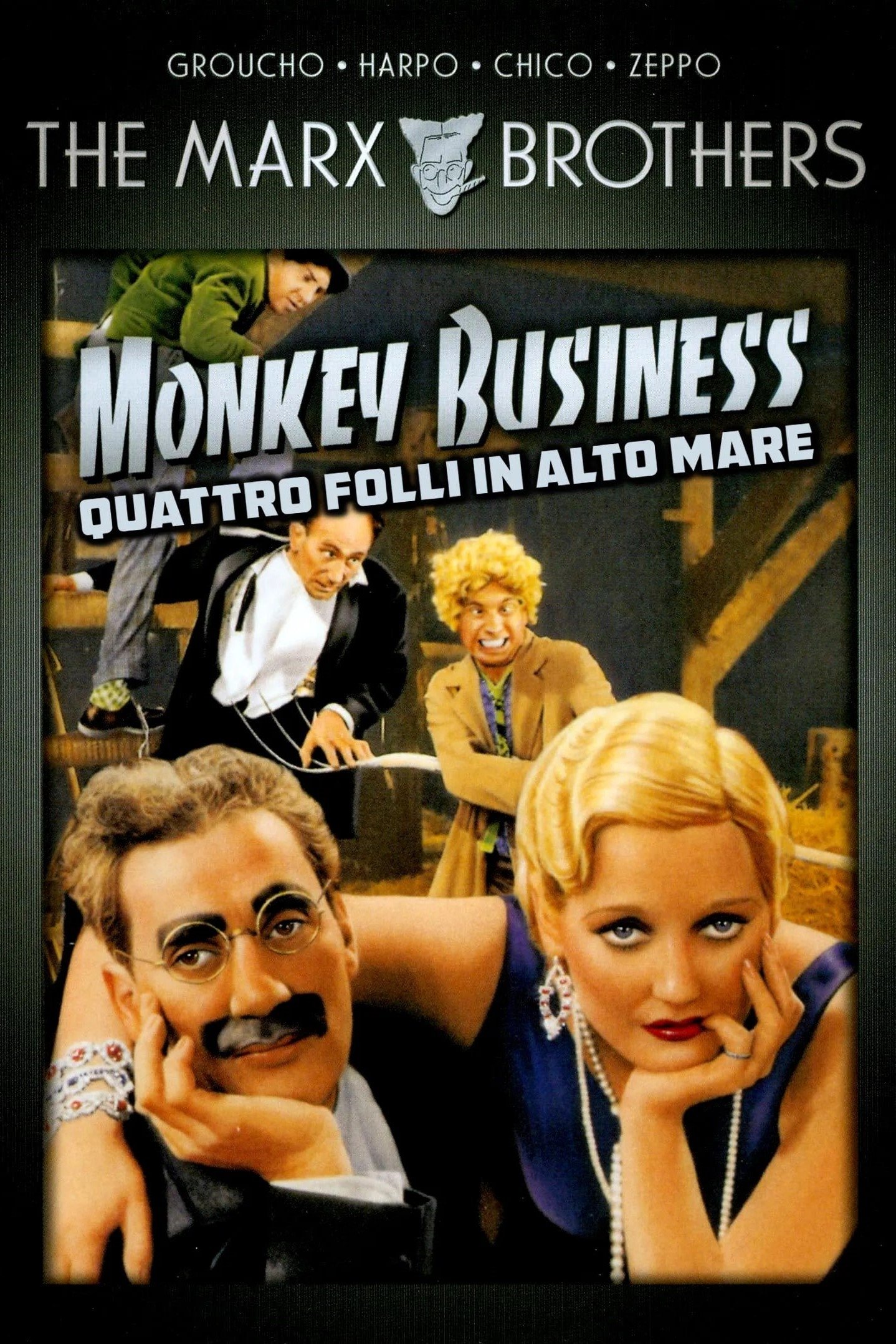 Locandina di Monkey Business - Quattro folli in alto mare