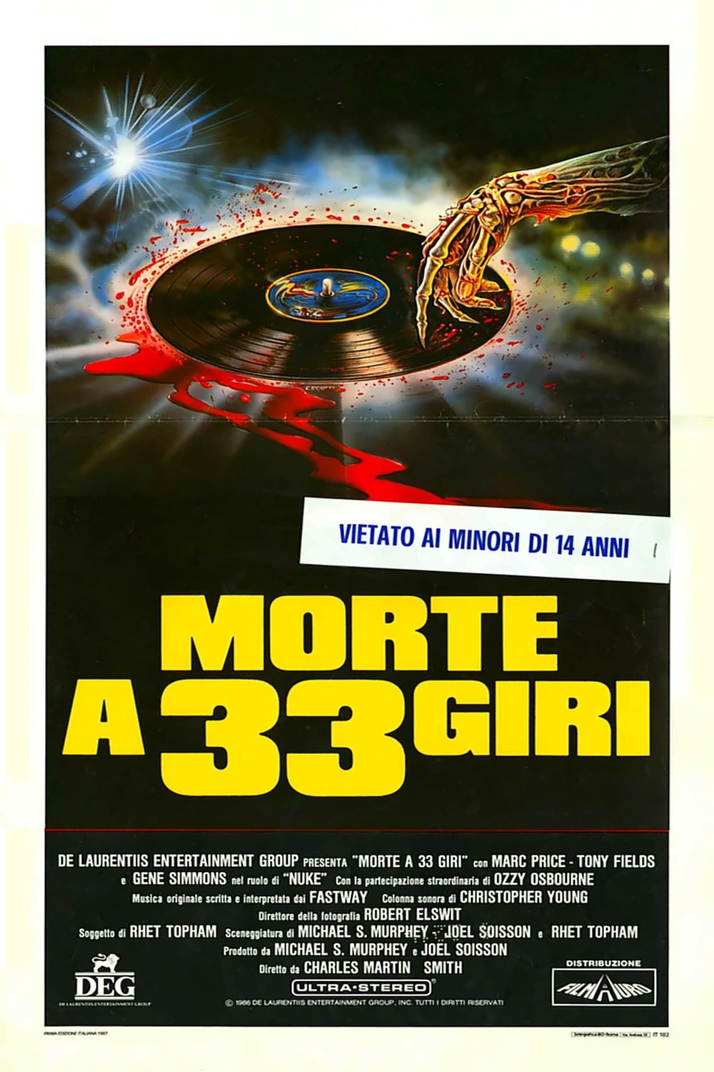 Locandina di Morte a 33 giri