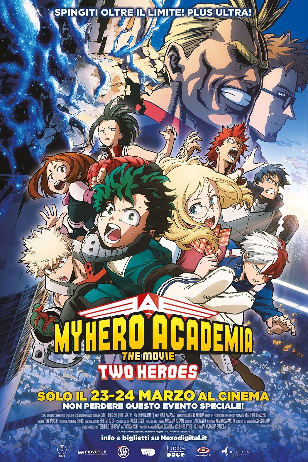 Locandina di My Hero Academia: The Movie - Two Heroes
