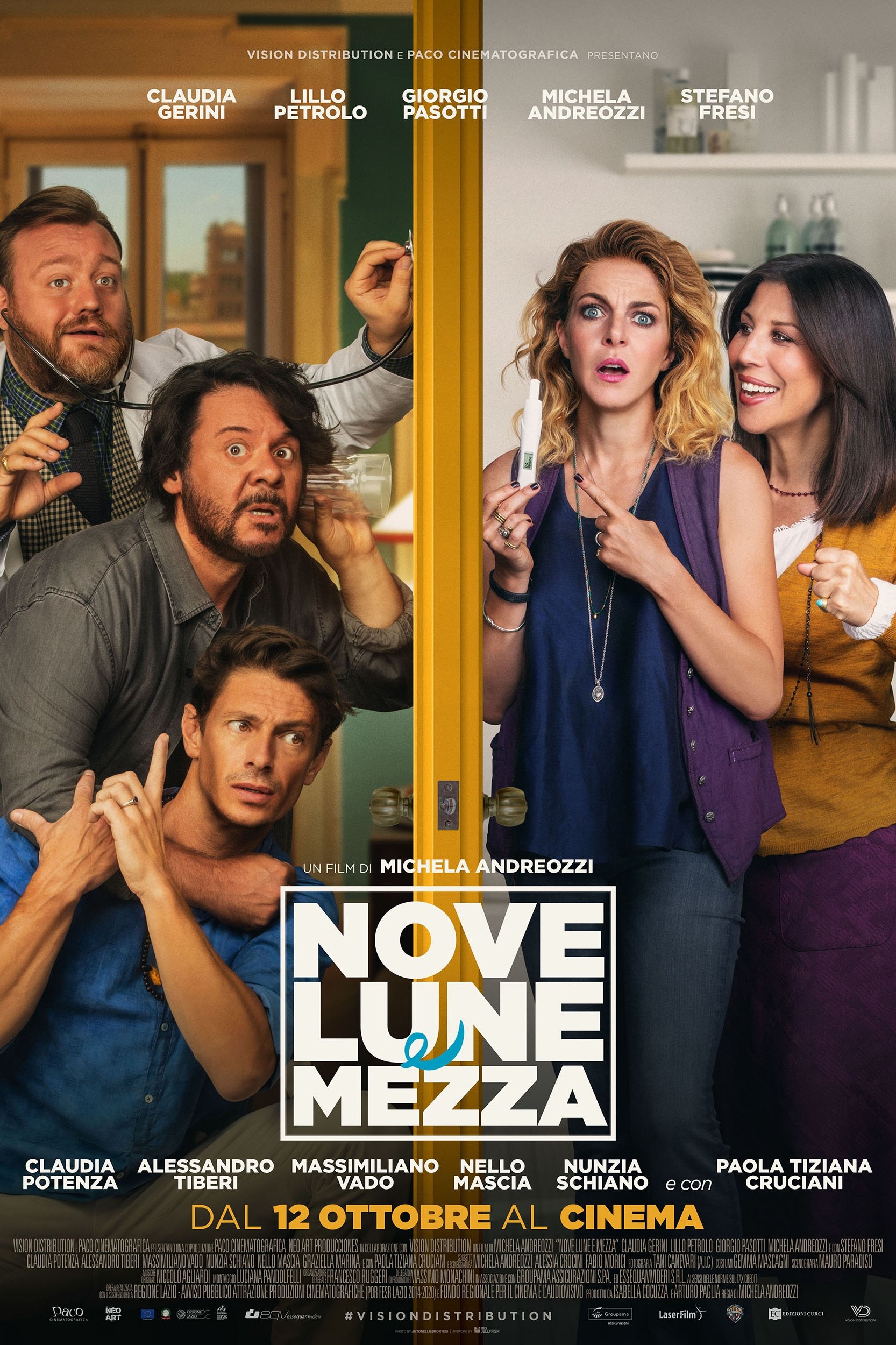 Locandina di Nove lune e mezza