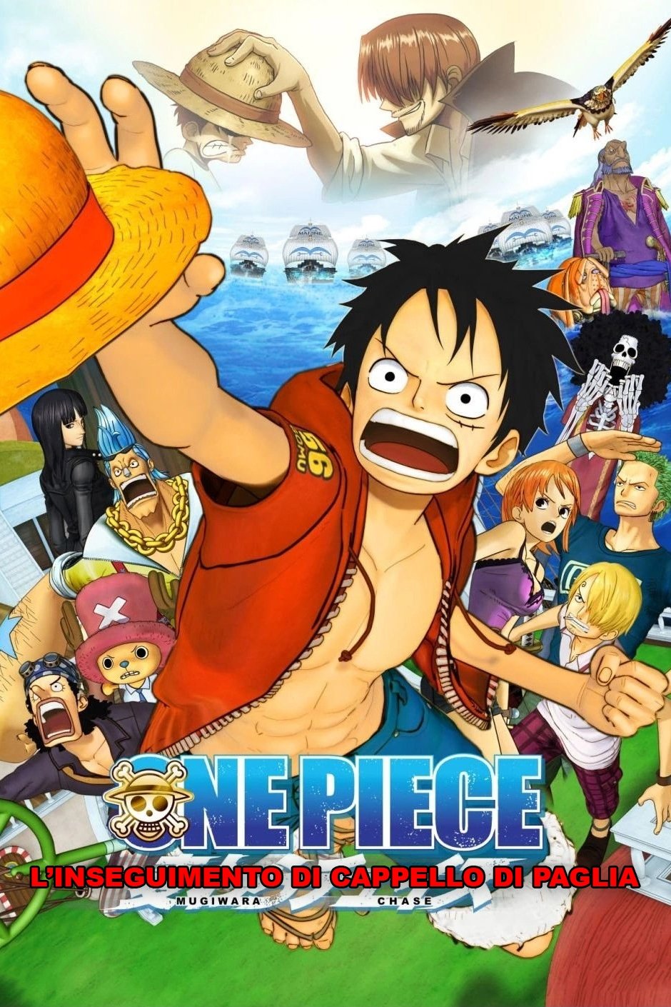 Locandina di One Piece 3D - L'inseguimento di Cappello di Paglia