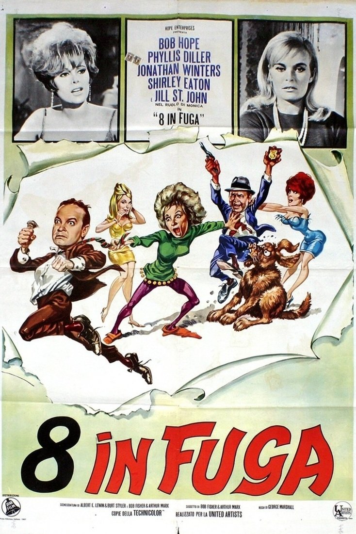 Locandina di Otto in fuga