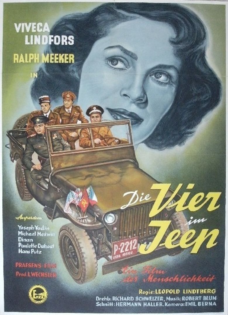 Locandina di Quattro in una jeep