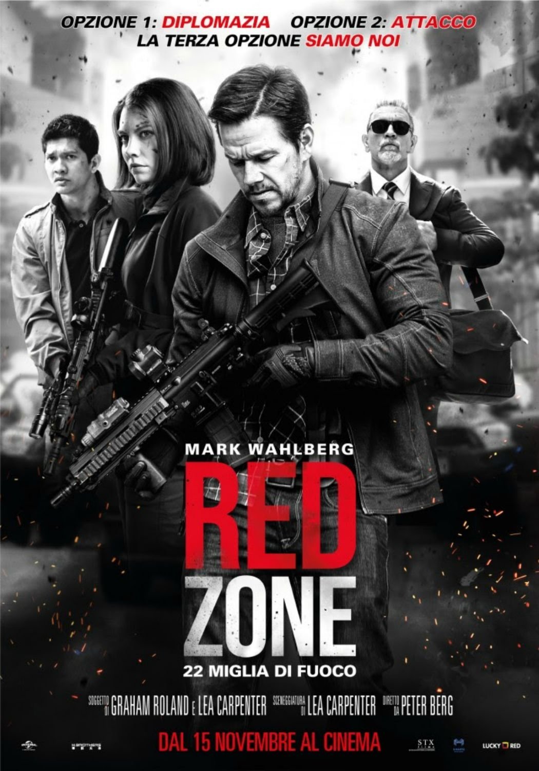Locandina di Red Zone - 22 miglia di fuoco