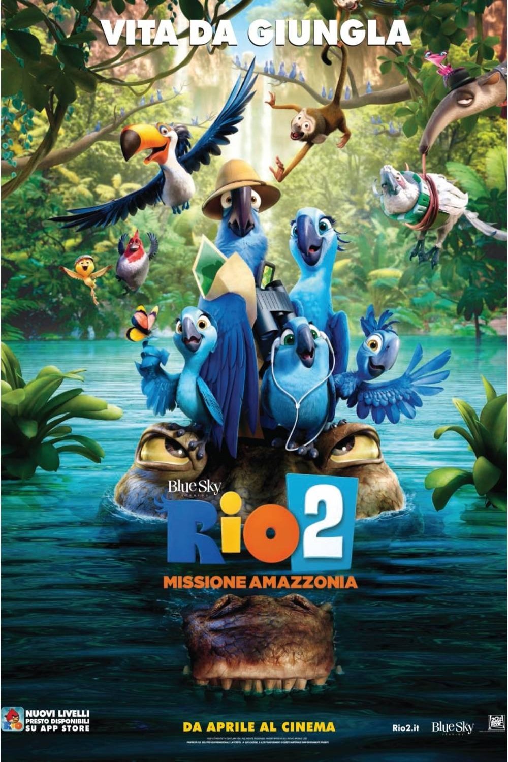 Locandina di Rio 2 - Missione Amazzonia