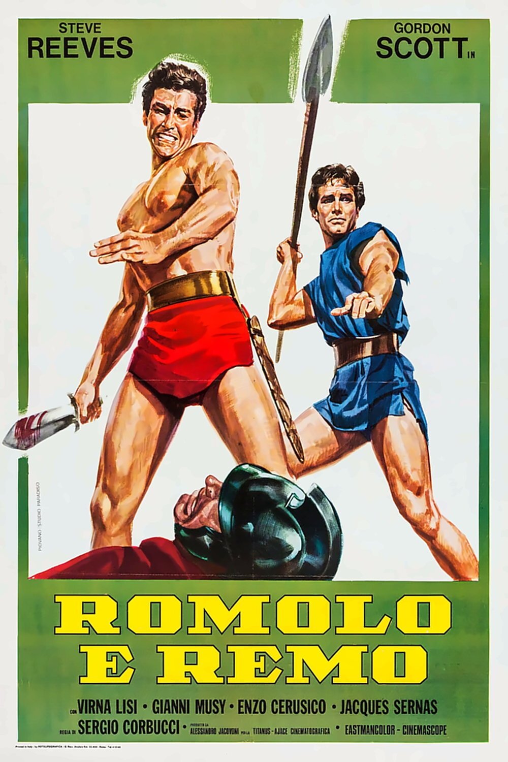 Locandina di Romolo e Remo
