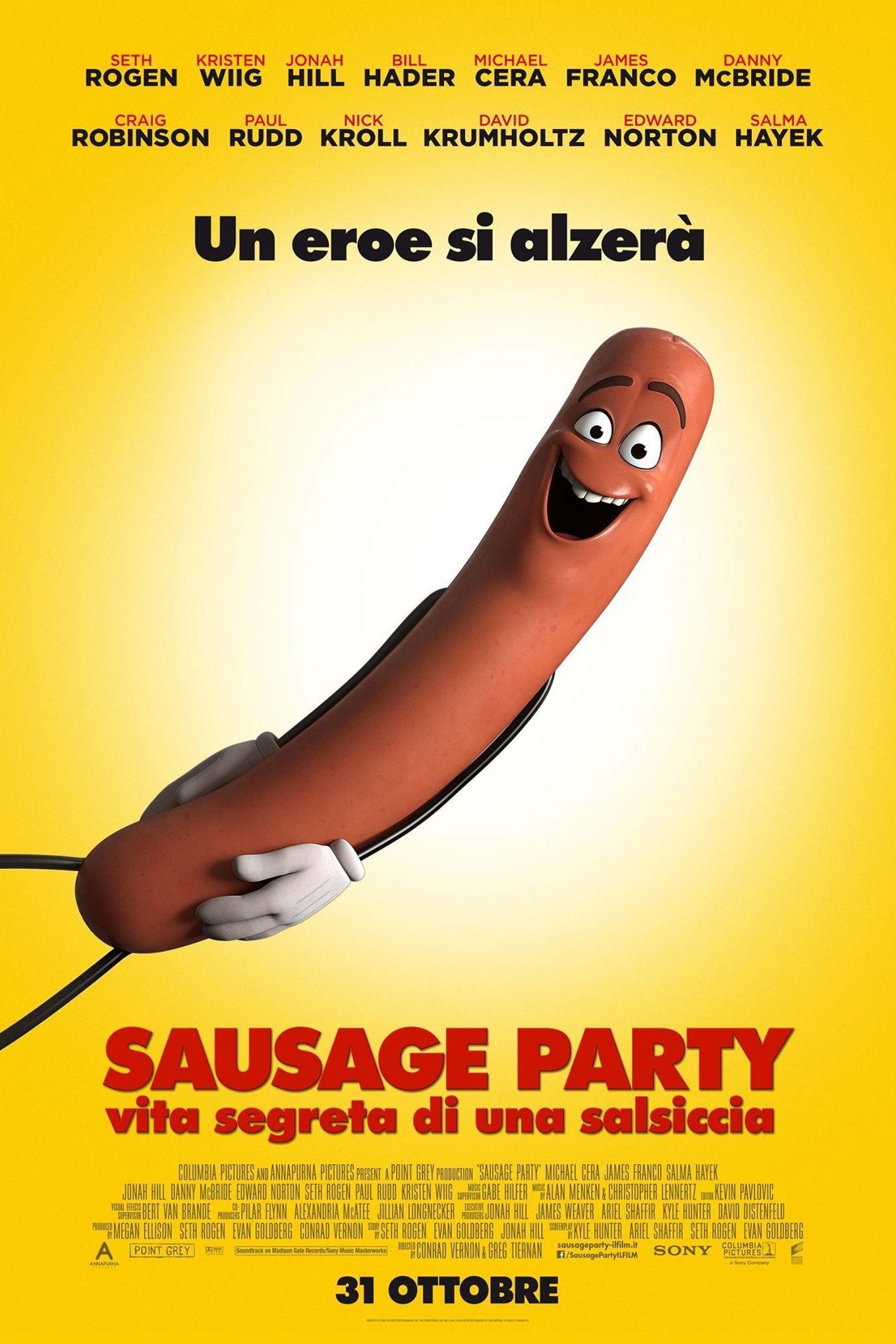 Locandina di Sausage Party - Vita segreta di una salsiccia